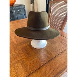 Borges & Scott Panama wool felt hat brown